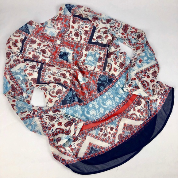 Daniel Rainn Floral Long Sleeved Tunic - Picture 5 of 6